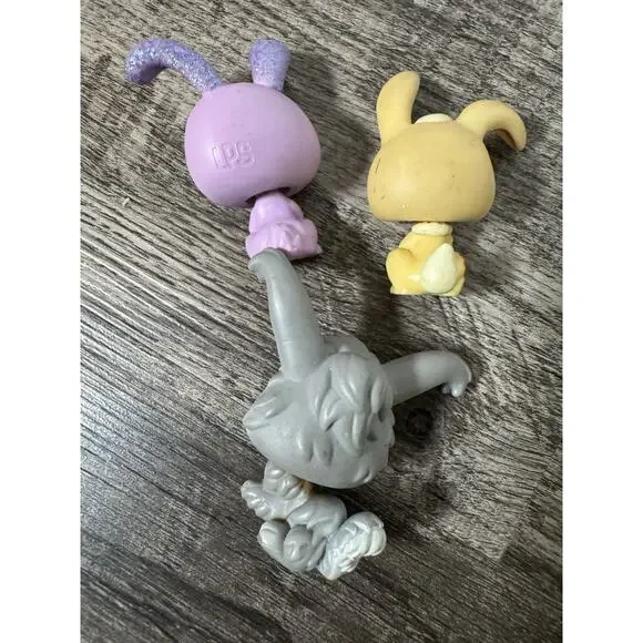 Lot Of Littlest Pet Shop (11) Bunnies Rabbits Glitter Hedgehog Sparkle Baby - Picture 13 of 16